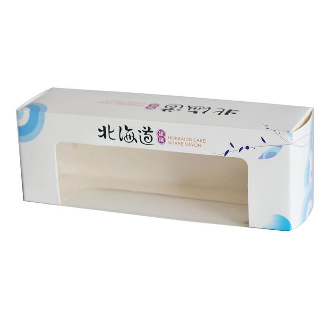 주문 로고 접이식 포장 상자 베이커리 선물 케이크 쿠키 투명한 플라스틱 창문과 함께 포장 5