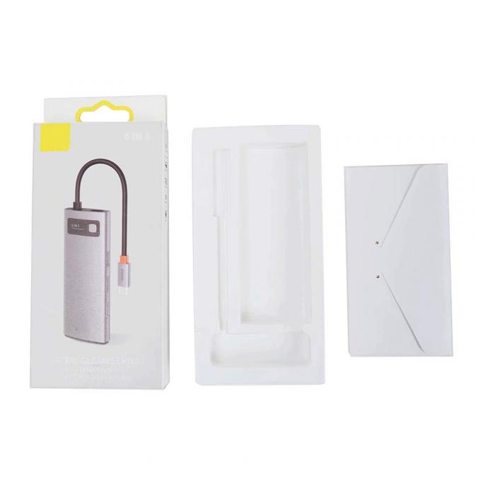 사용자 지정 인쇄 USB 케이블 전자 제품 디스플레이 소매 포장 고리있는 고리 카드 박스 8