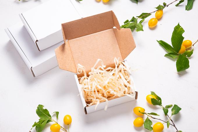 CMYK 인쇄 크래프트 종이 고리 포장  corrugated carton 메일러 배송 상자 7