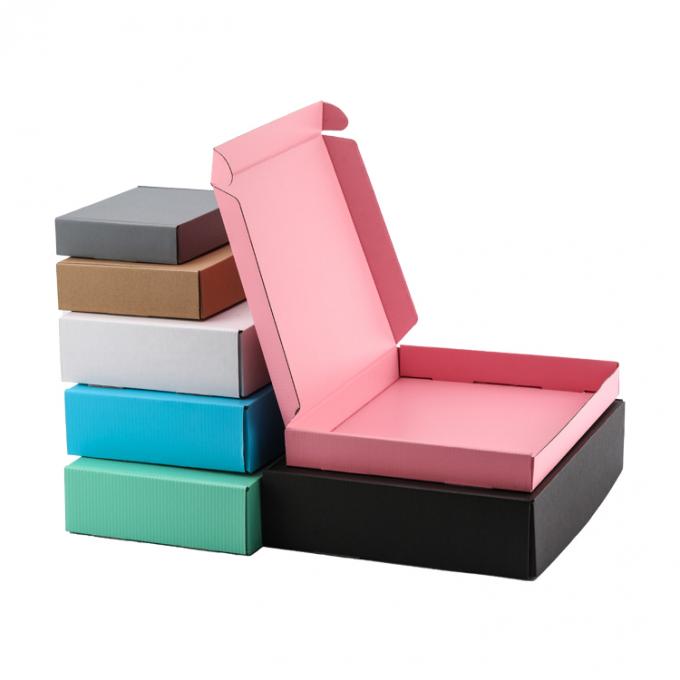 CMYK 인쇄 크래프트 종이 고리 포장  corrugated carton 메일러 배송 상자 10