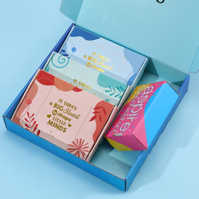 CMYK 사용자 지정 종이 포장 메이크업 메일 상자 카튼 카드 보드 로고가 있는 코스메틱 배송 상자 8