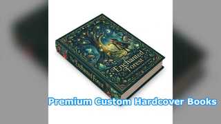 B2B를 위한 프리미엄 맞춤형 하드커버 도서 제작